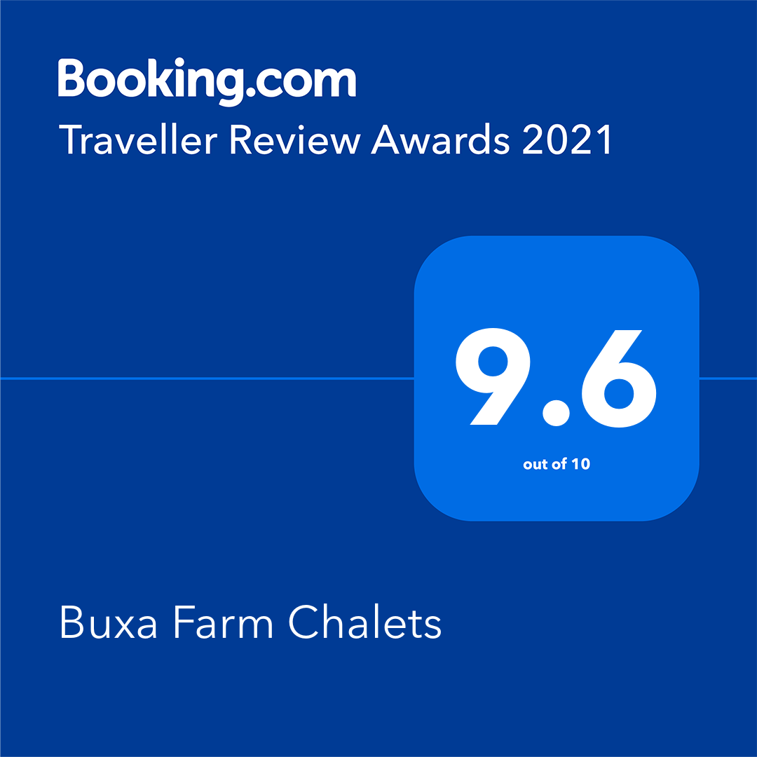 Buxa Chalet Booking.com Award 2021