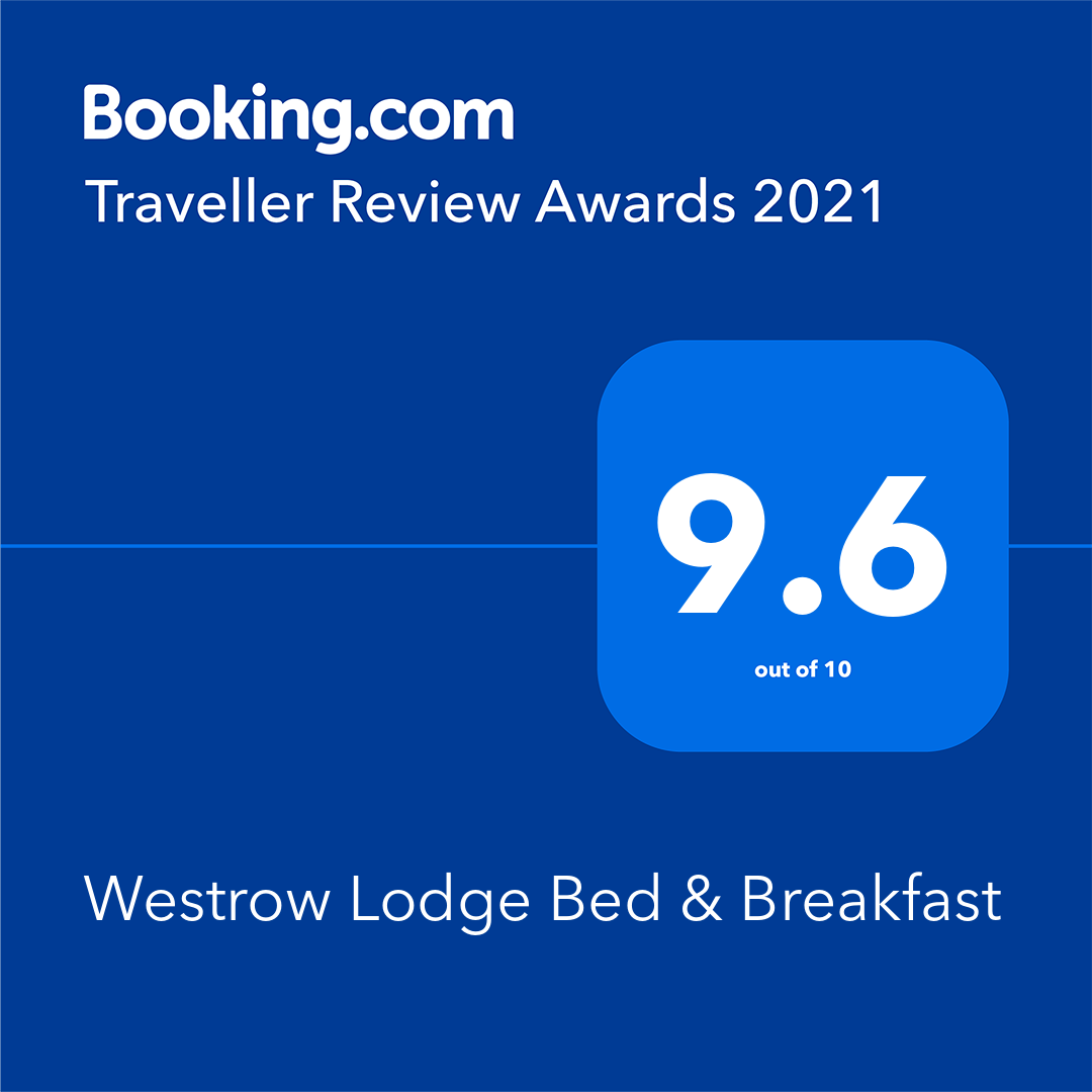 Westrow Lodge Booking.com Award 2021